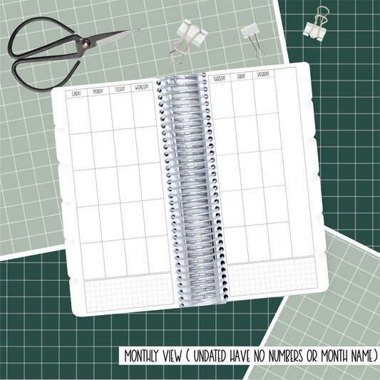 No Dreams are too Big - Penny Size - Monthly Planner