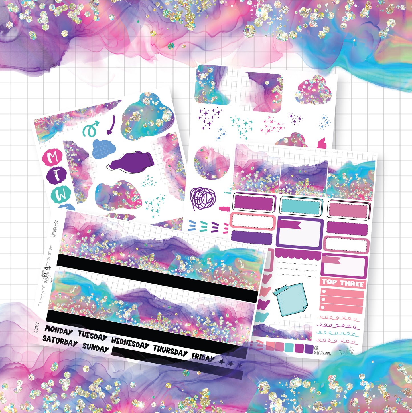 Abstract and Grid - 017/018