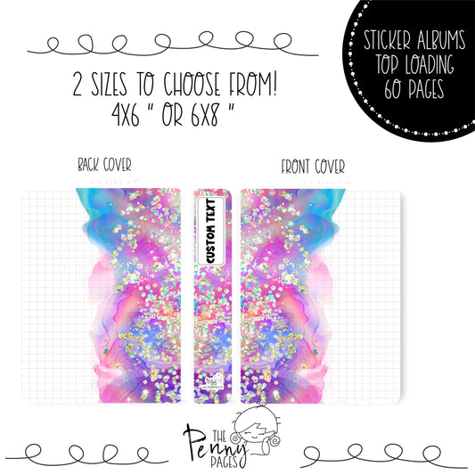 Abstract and grid - Unicorn - Sticker Album