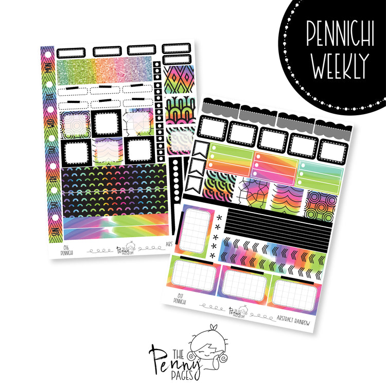 Pennichi weekly kit - Abstract Rainbow