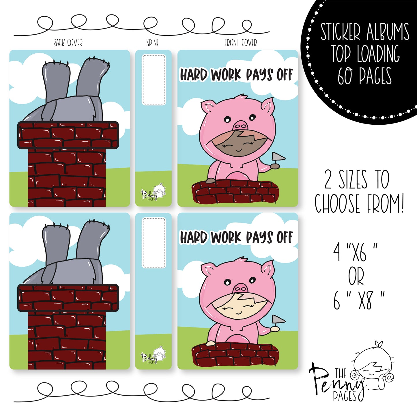 3 Little Pigs - Sticker Album