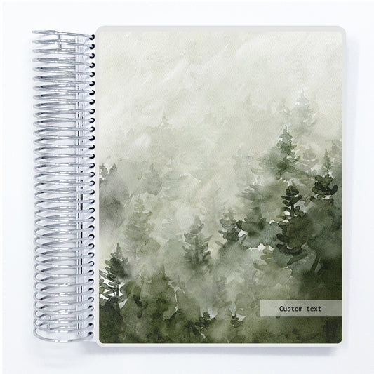 Watercolor Foggy Trees - Penny Horizontal weekly