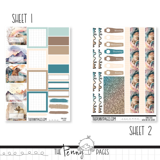 a planner sticker with a picture of a woman's face