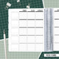 Green & Gold - A5 Wide Pentrix Weekly Planner