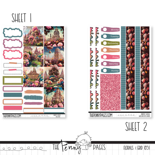 Fantasy Castles - B6 vertical weekly kit