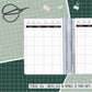 Whale tail - B6 Pentrix Weekly Planner