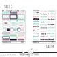 the printable planner stickers for the happy planner