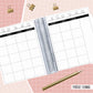 Cotton Candy - A5 Wide - Monthly Planner