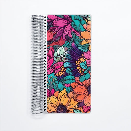 Retro Florals - Penny Size Daily with Journaling