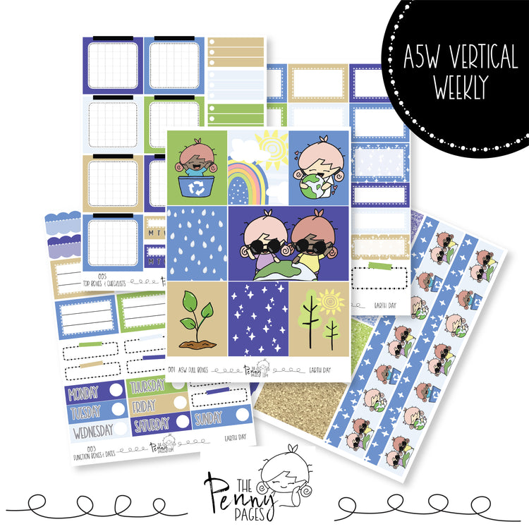 A5W weekly kit - Earth Day