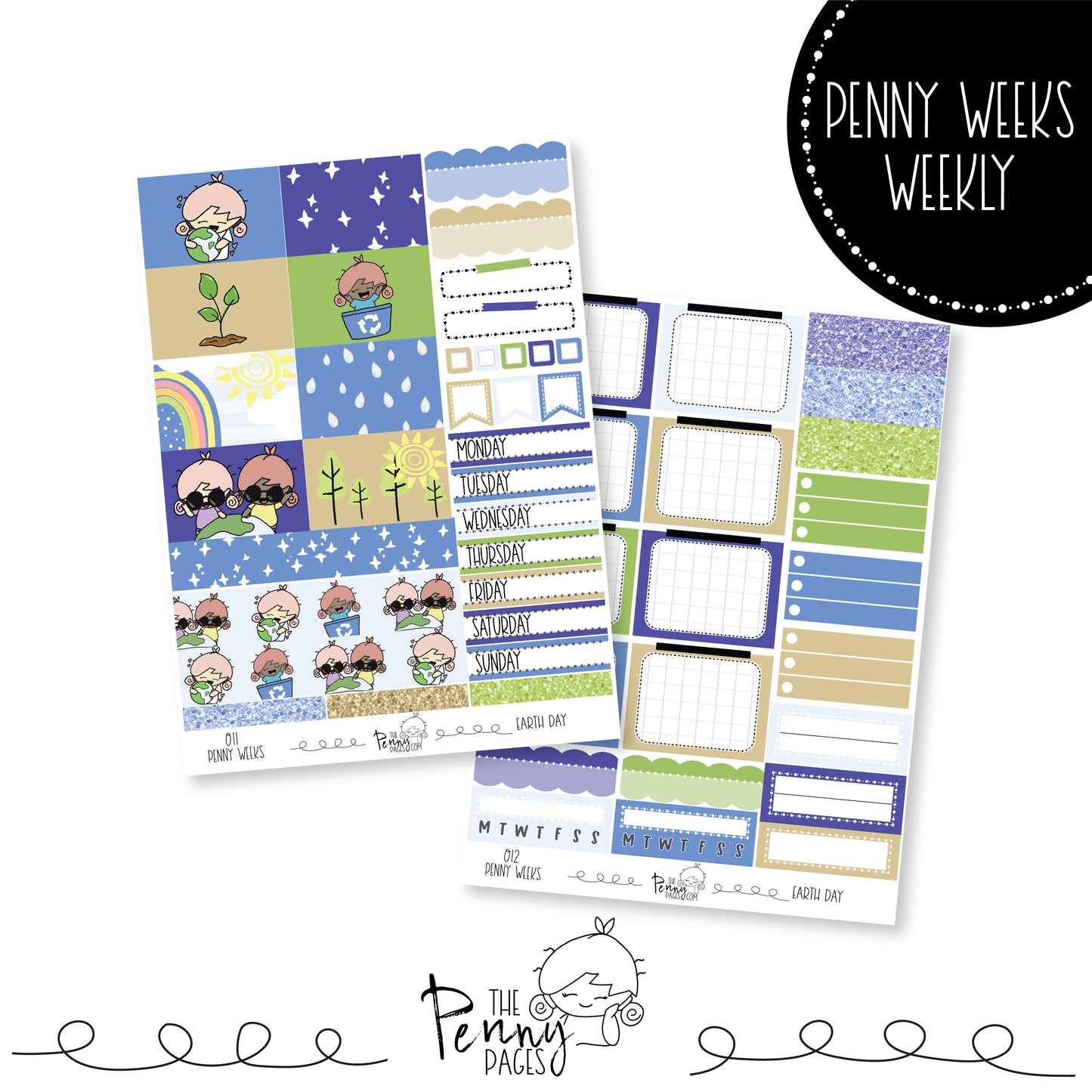 Penny Weeks weekly kit - Earth Day