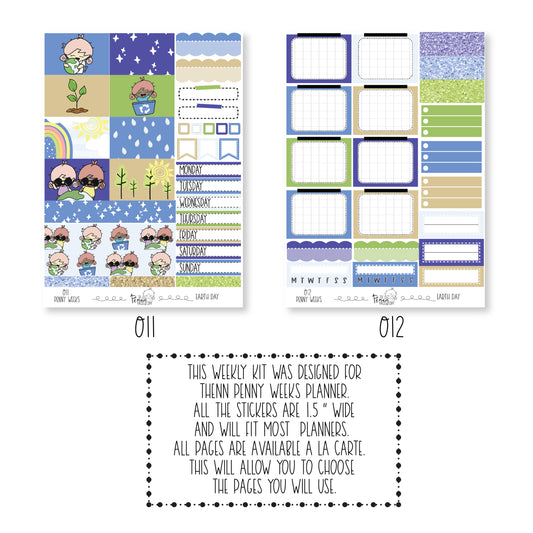 Penny Weeks weekly kit - Earth Day