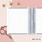 Watercolor Snowy Trees - B6 - Monthly Planner