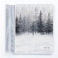 Watercolor Snowy Trees - A5  Hourly  Weekly Planner