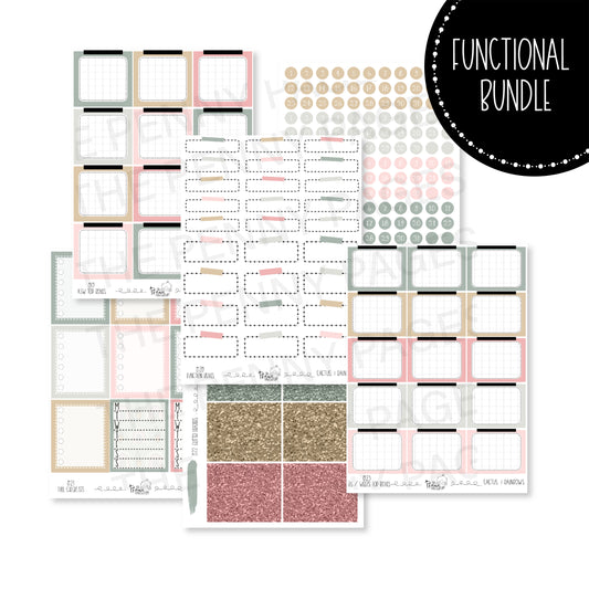 Functional Bundle - Cactus & Rainbows