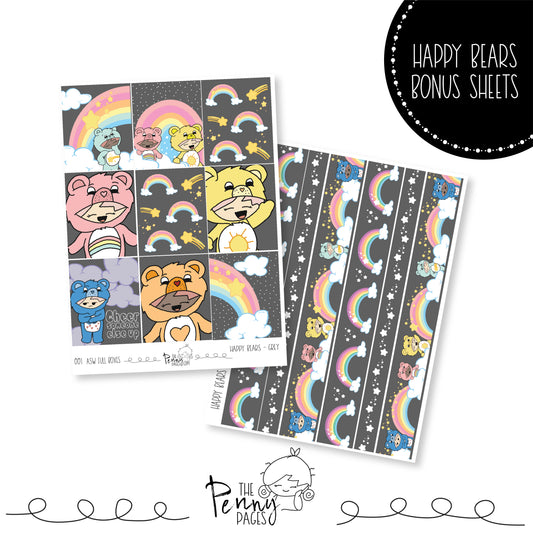 Happy Bears Bonus Sheets