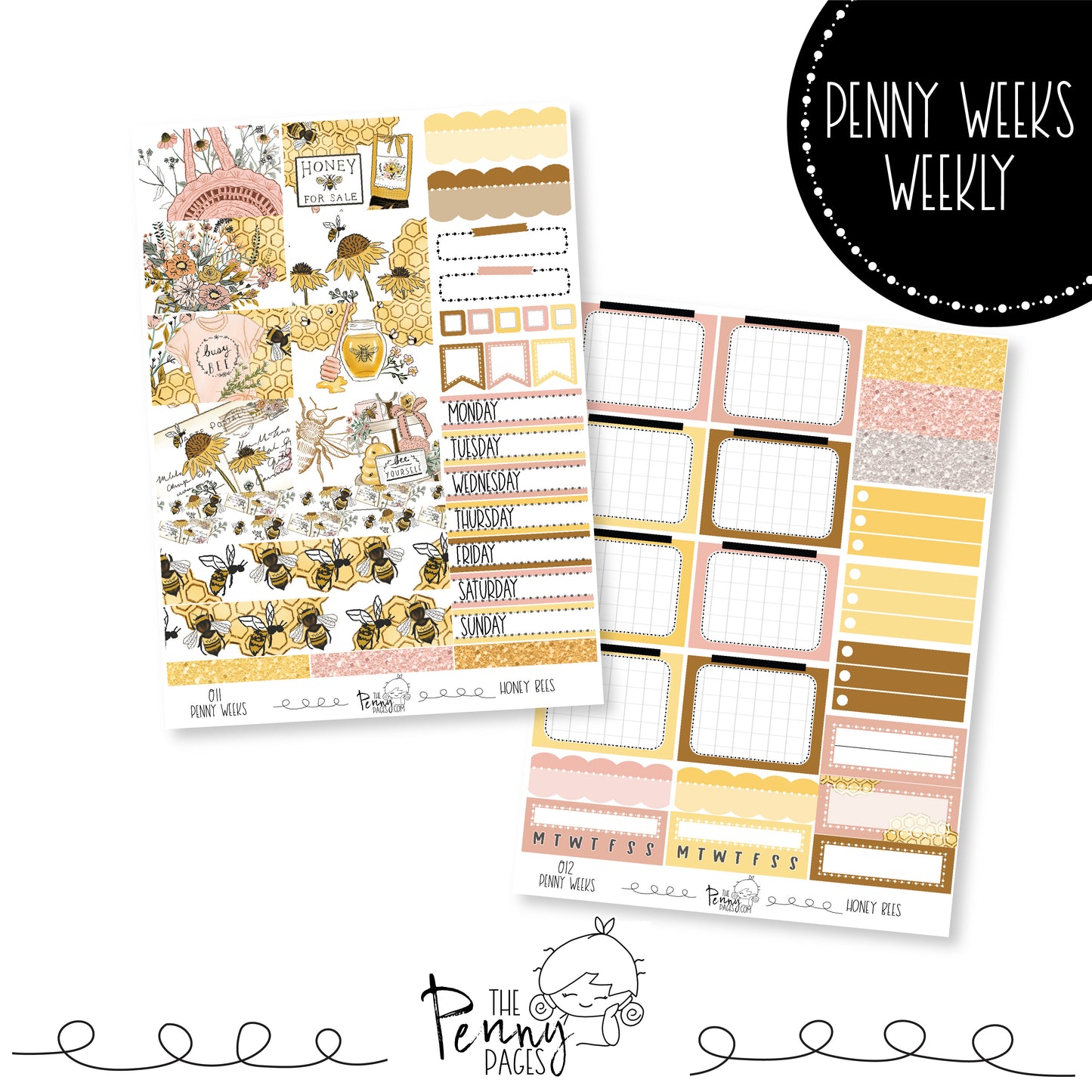 Penny Weeks weekly kit - Honey Bees