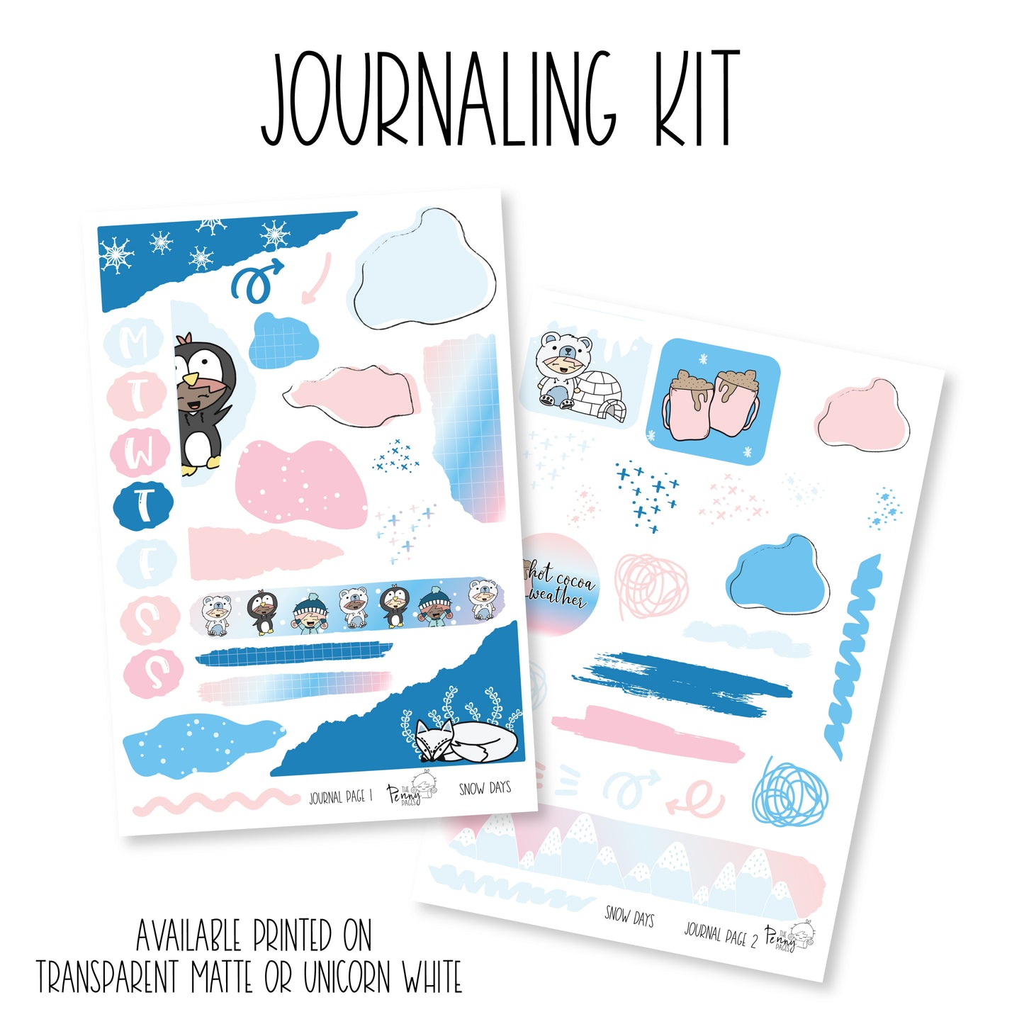 Hot Cocoa Weather - Journaling Kit