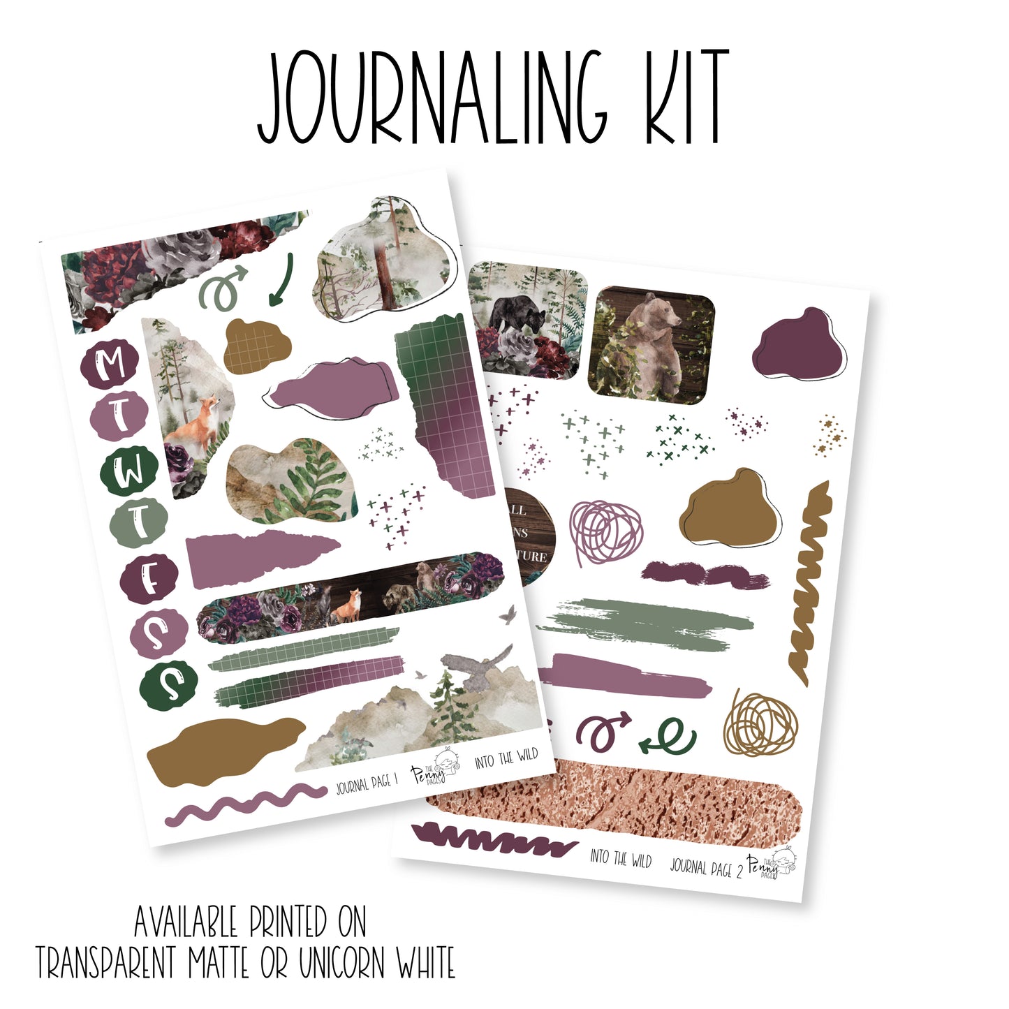 Into the Wild- Journaling Kit