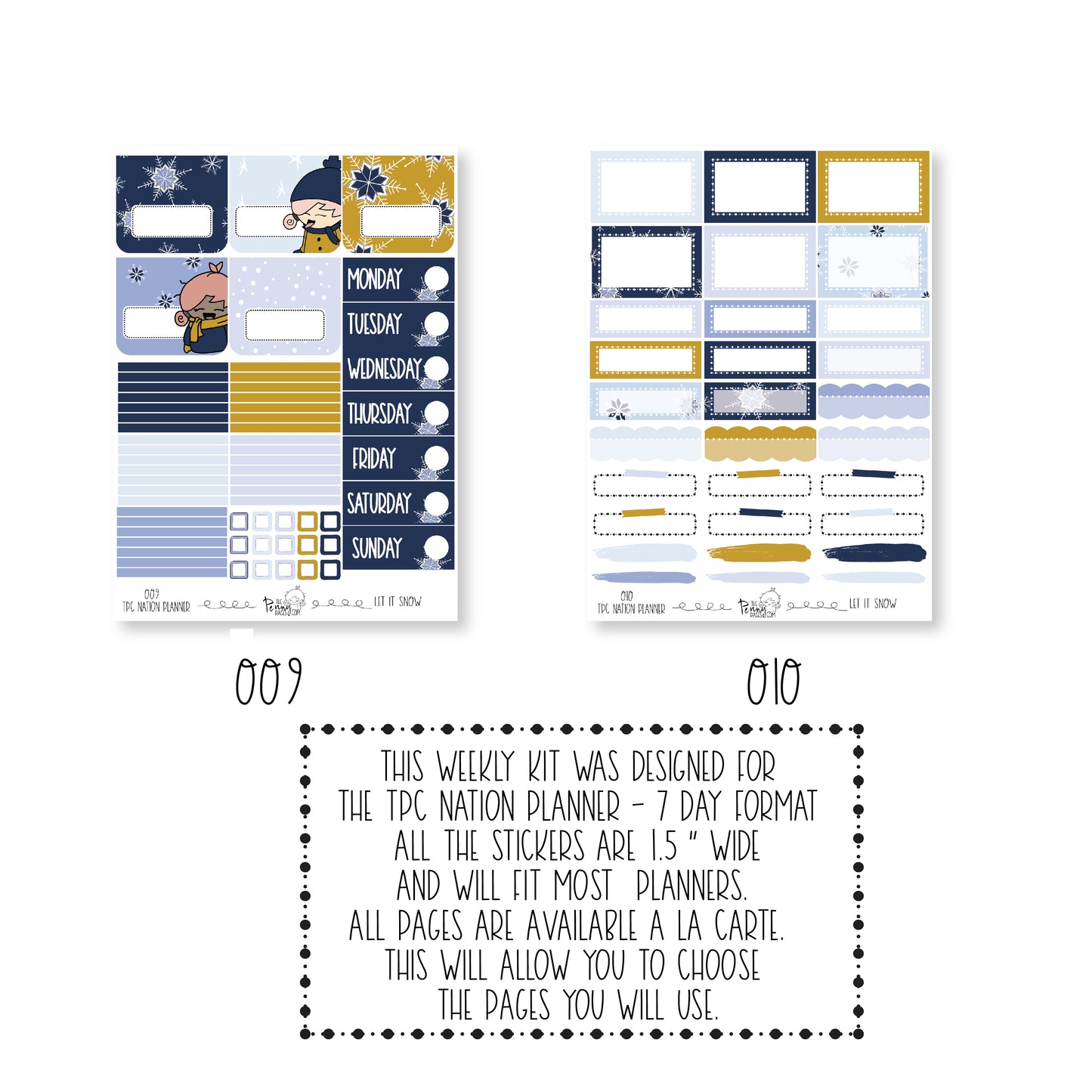 Pentrix Planner - Let it snow