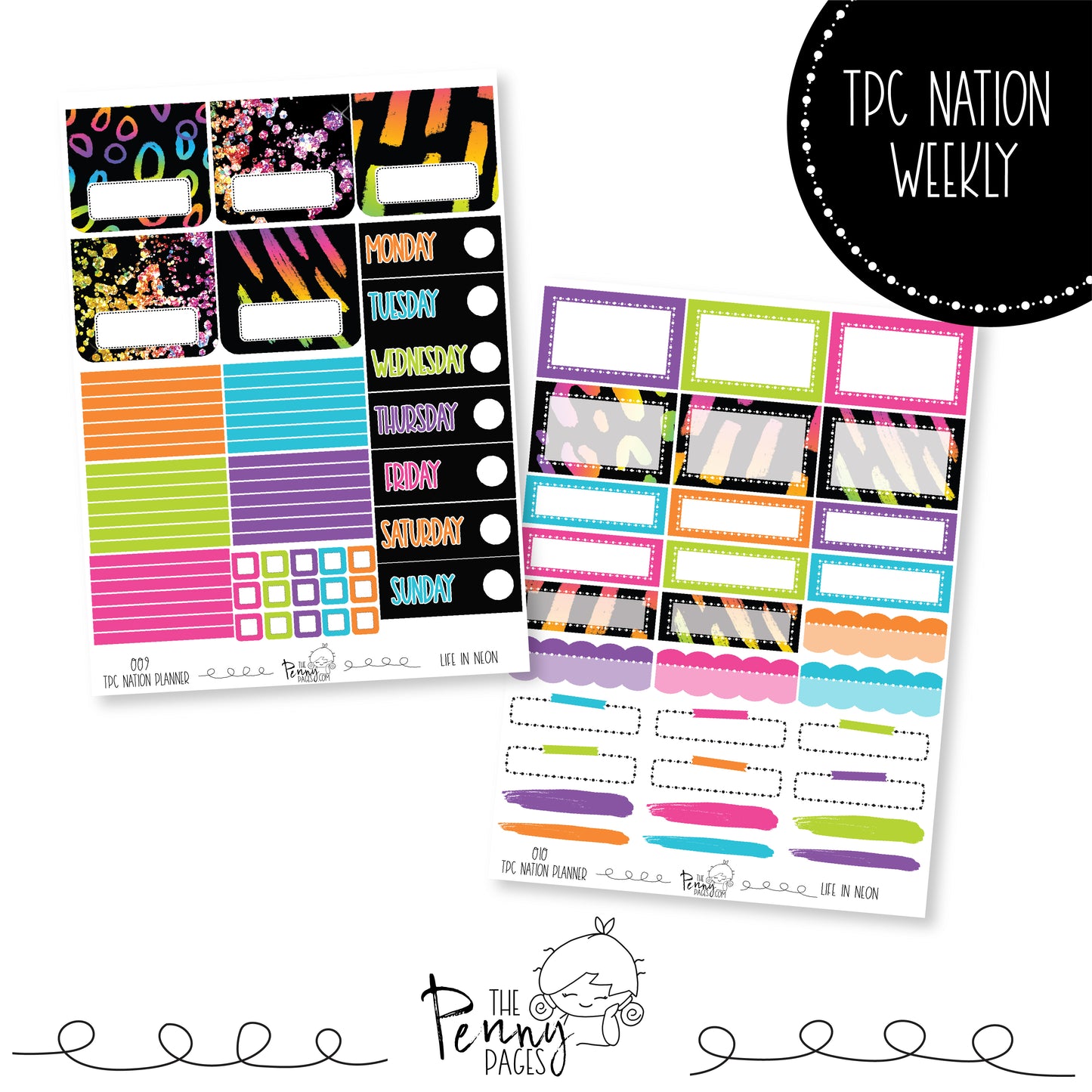 Pentrix Planner - Life in Neon