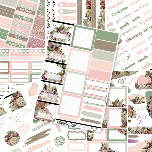 March - Florals & Abstract - Pentrix weekly kit