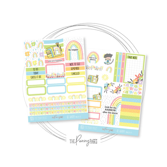 2 Page kits - Be Happy