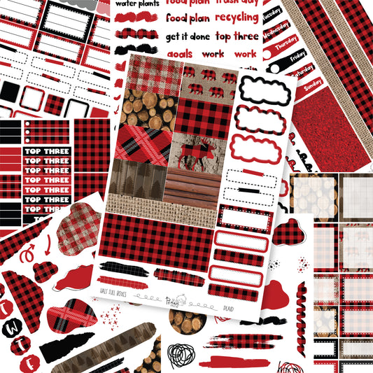 Plaid - Weeks vertical weekly kit