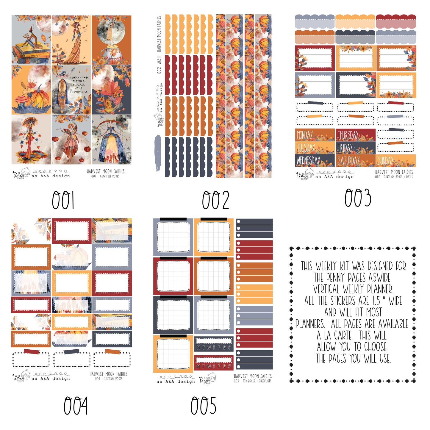 A5W - Harvest Moon Fairies