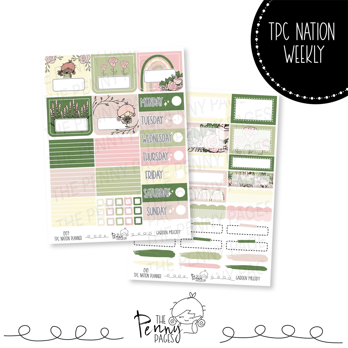 Pentrix Planner - Garden Melody