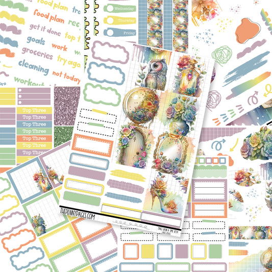 #1034 Once upon a time  - B6 vertical weekly kit