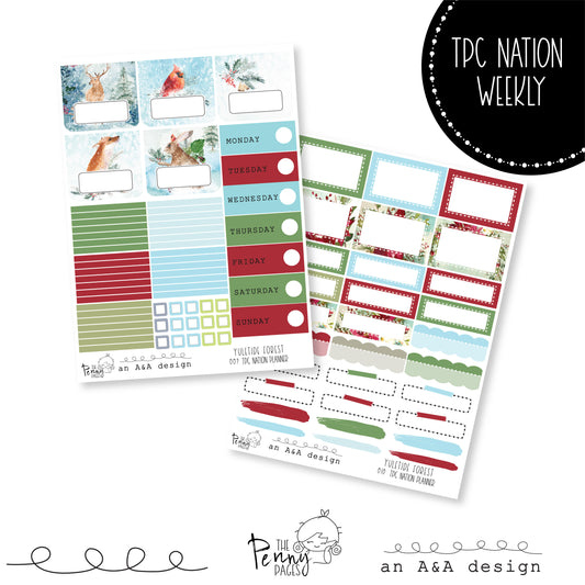 Pentrix Planner - Yuletide Forest