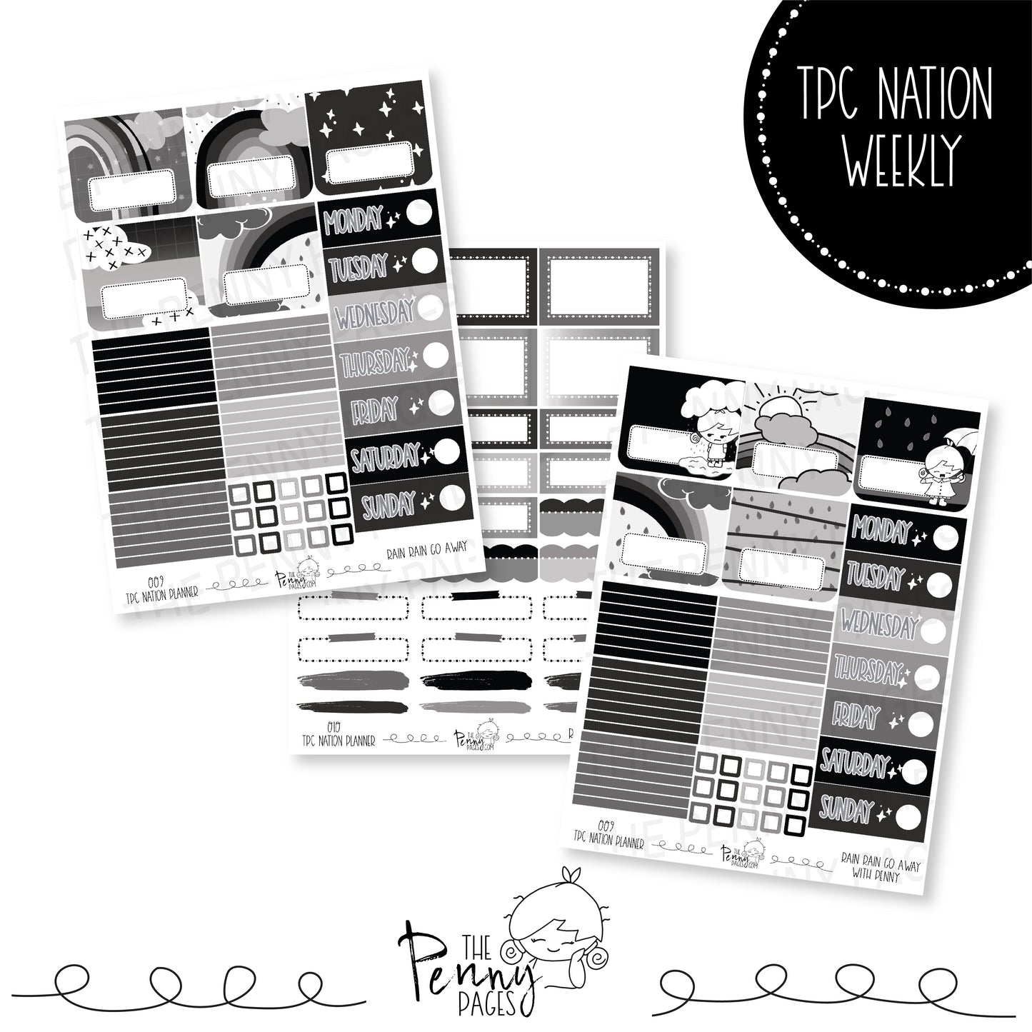 Pentrix Planner - Rain rain go away