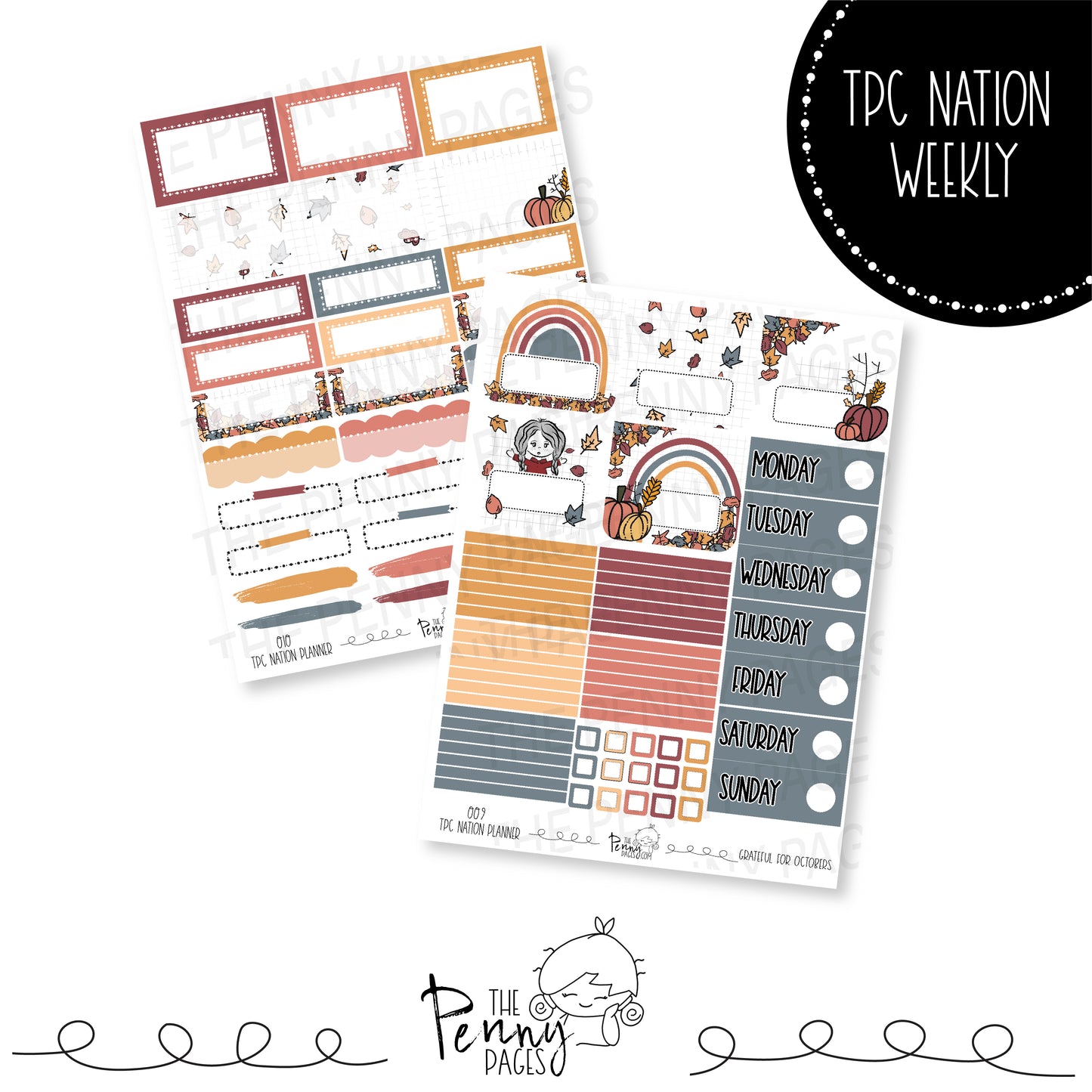 Pentrix Planner - Grateful for Octobers