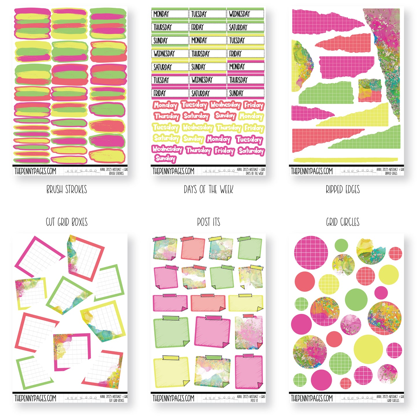 Abstract & Grid - April 2023 - Lemonade