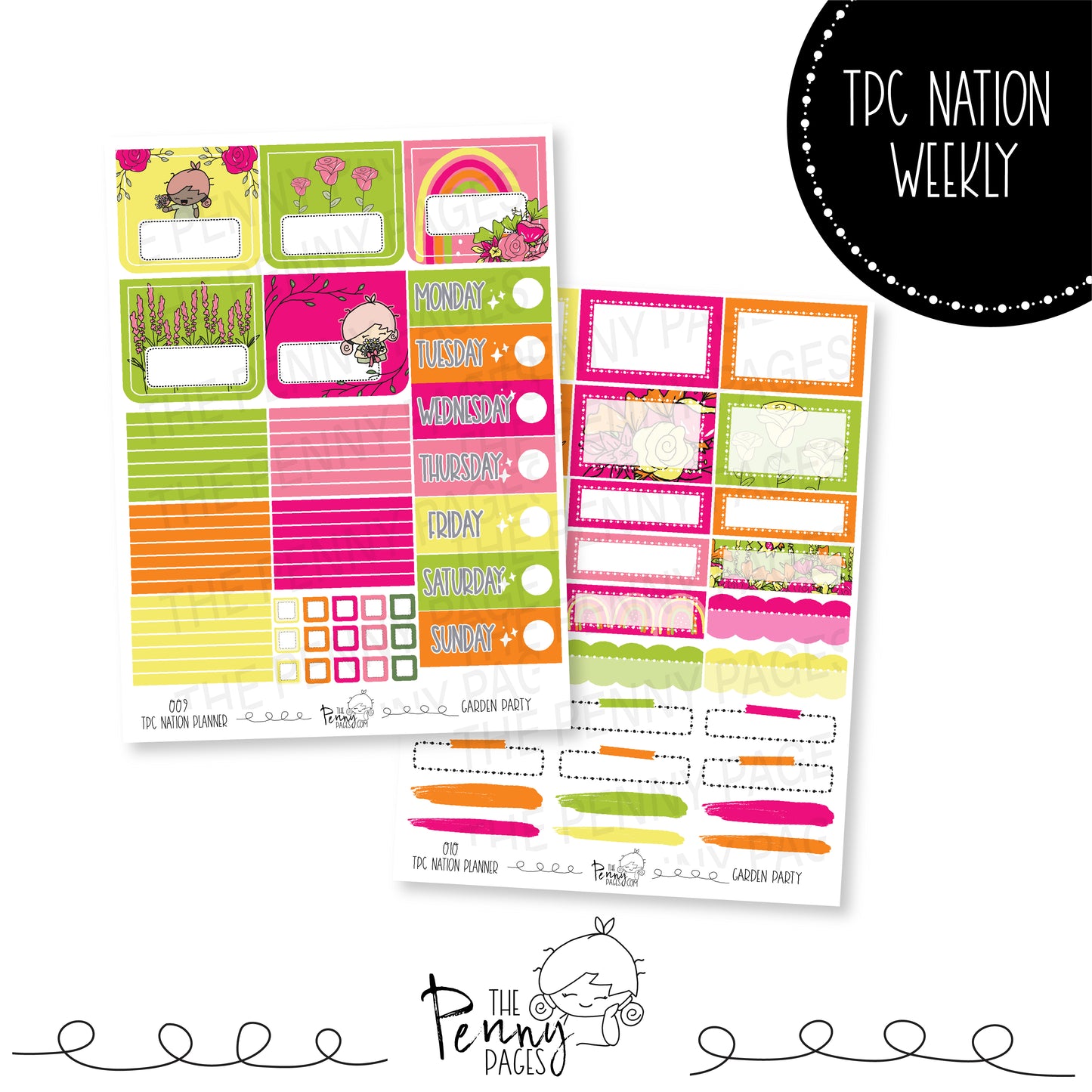 Pentrix Planner - Garden Party