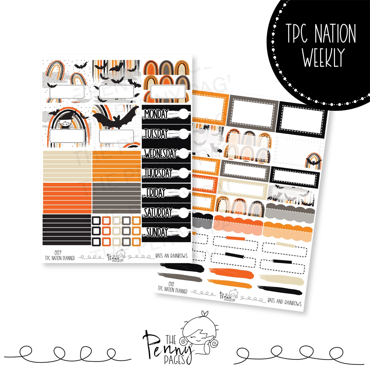 Pentrix Planner - Bats for rainbows