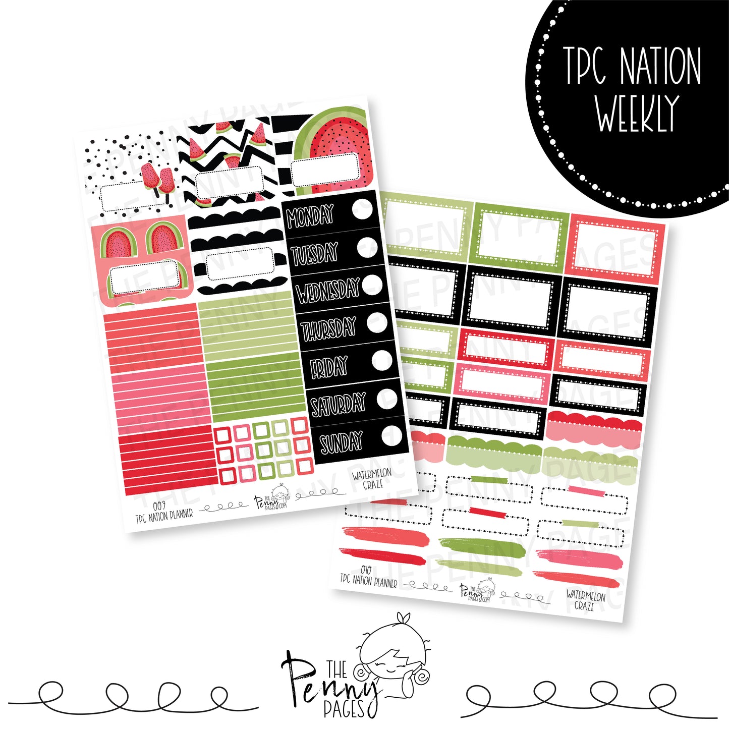 Pentrix Planner - Watermelon Craze