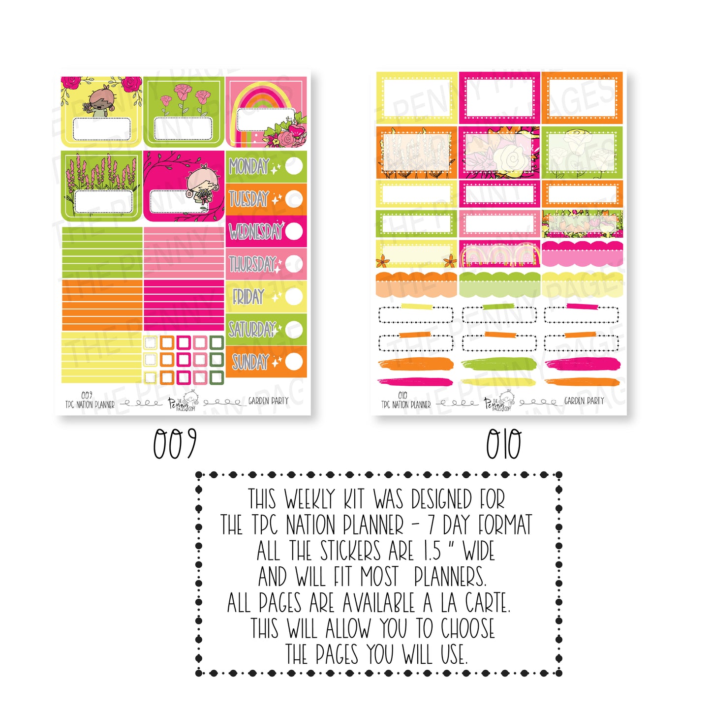 Pentrix Planner - Garden Party