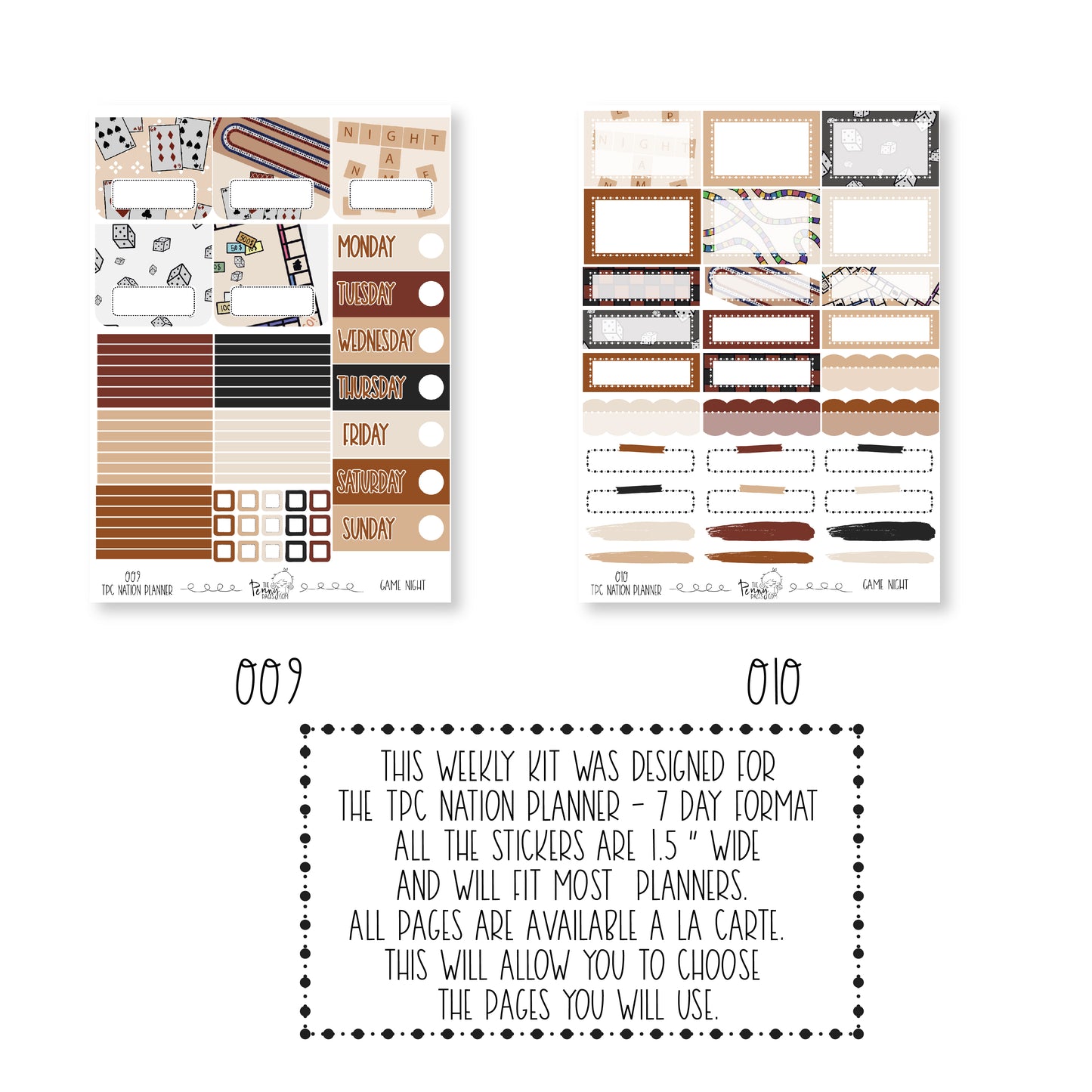 Pentrix Planner - Game Night