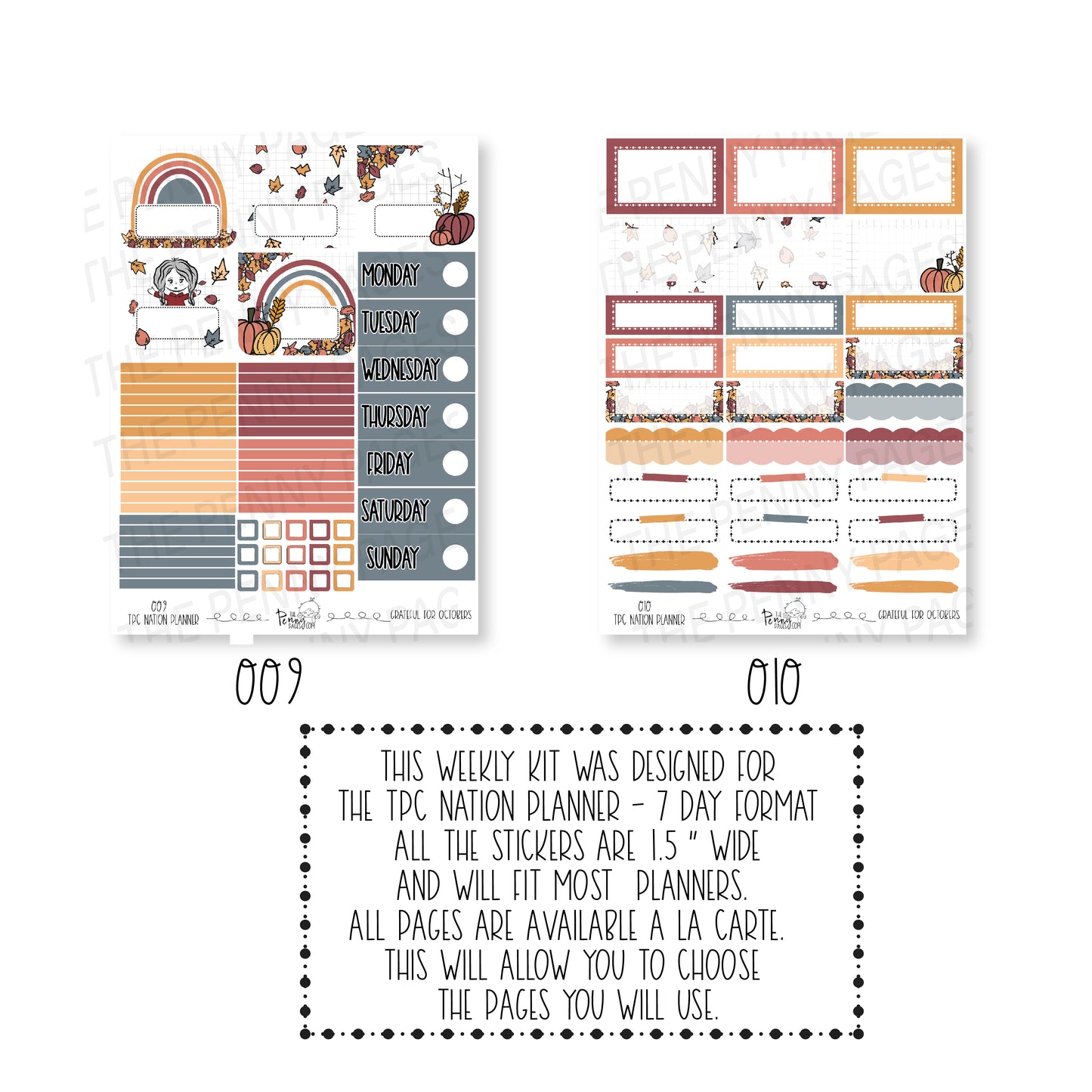 Pentrix Planner - Grateful for Octobers