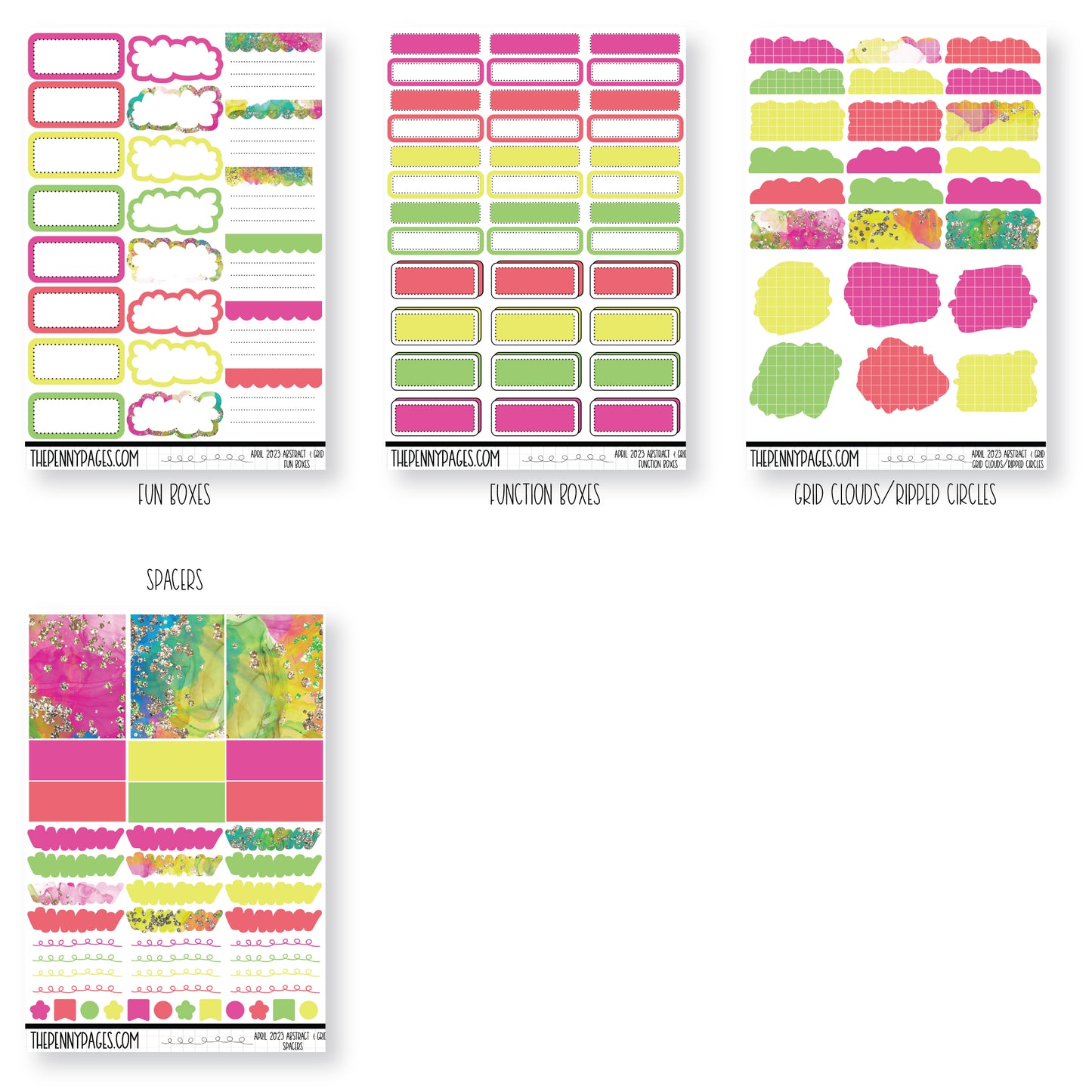 Abstract & Grid - April 2023 - Lemonade