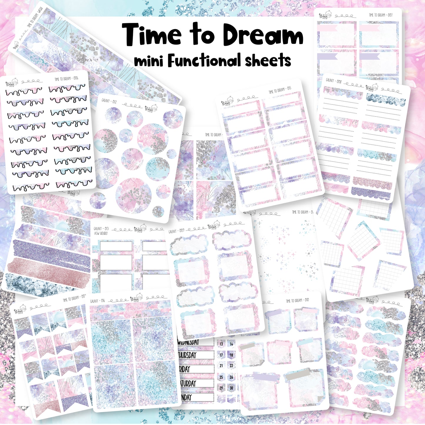 Time to Dream - Mini Functional sheets