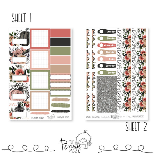 Halloween Roses - Pentrix Planner