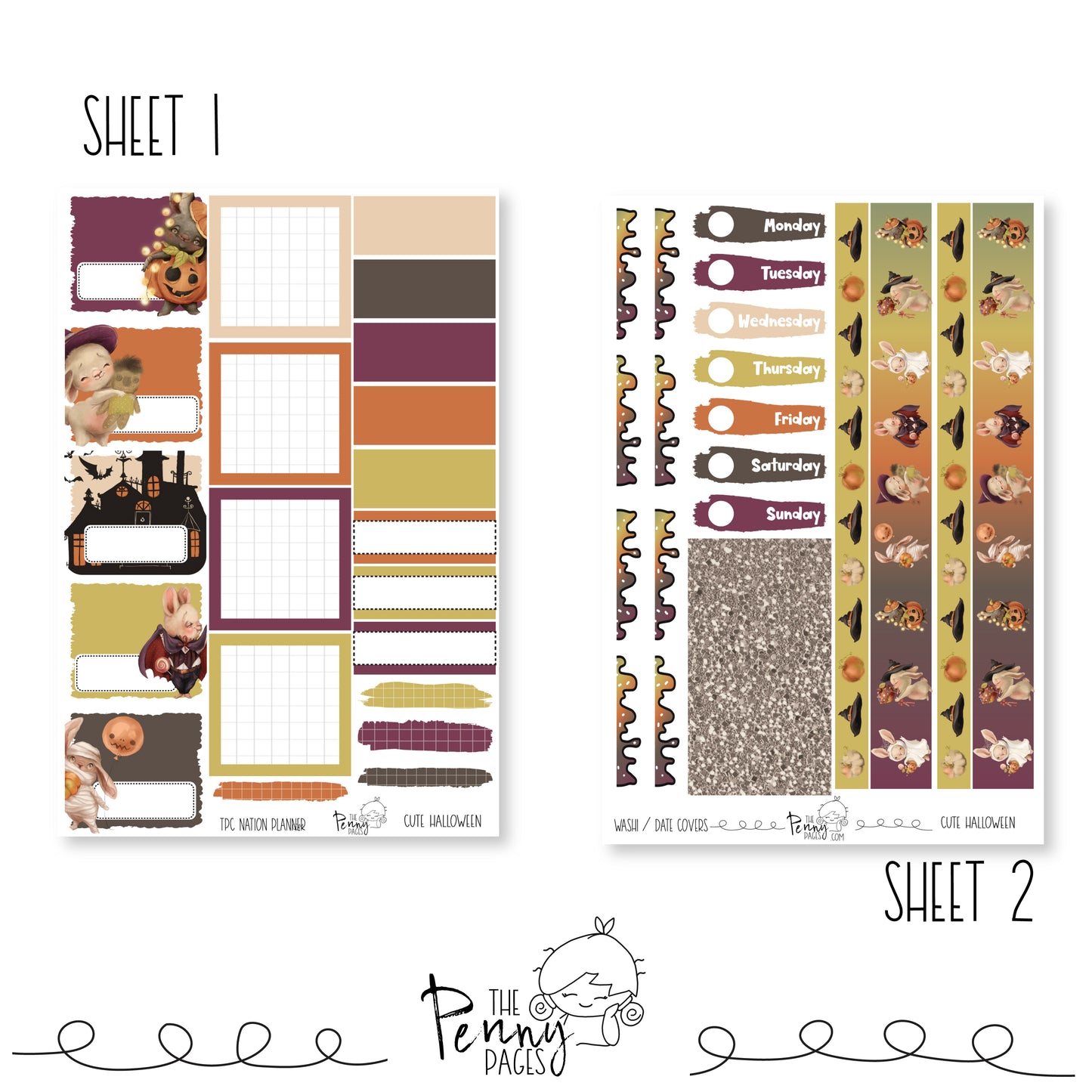 Cute Halloween - Pentrix Planner