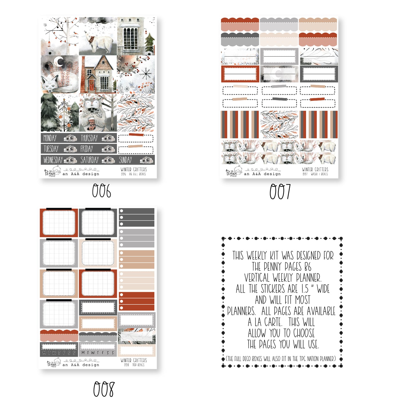 B6 - Winter Critters