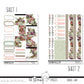 March - Florals & Grid  - B6 vertical weekly kit