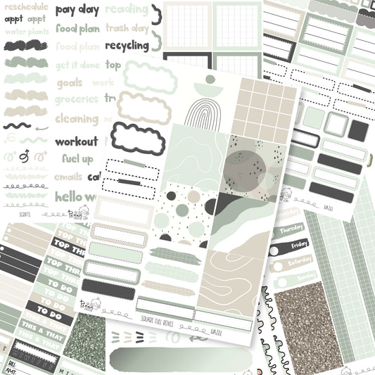 Hazel - B6 vertical weekly kit