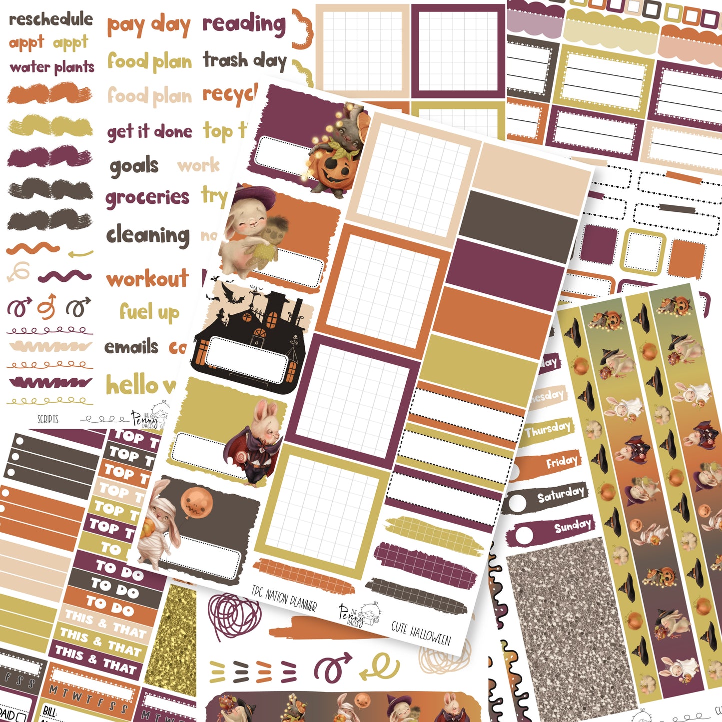 Cute Halloween - Pentrix Planner