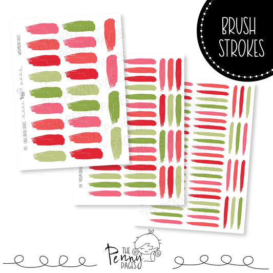 Brush Strokes - Watermelon Craze